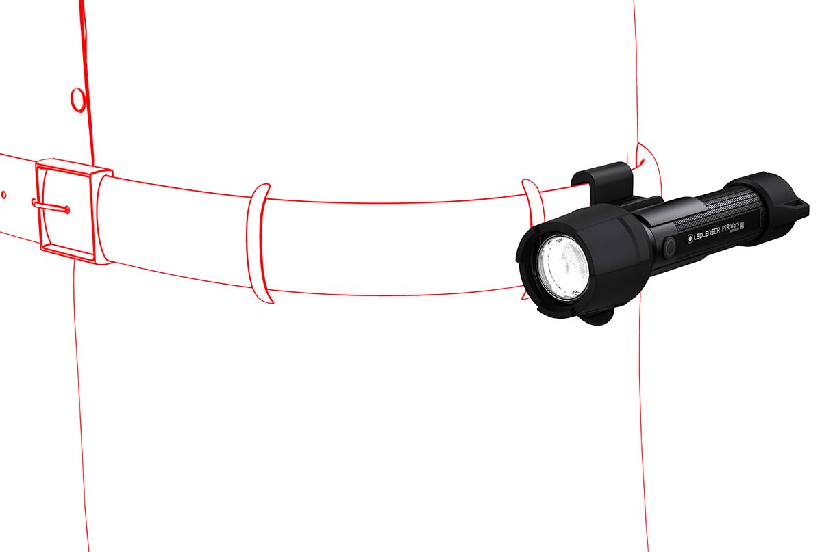 p7r-work LEDLENSER LED Torch Black Rechargeable