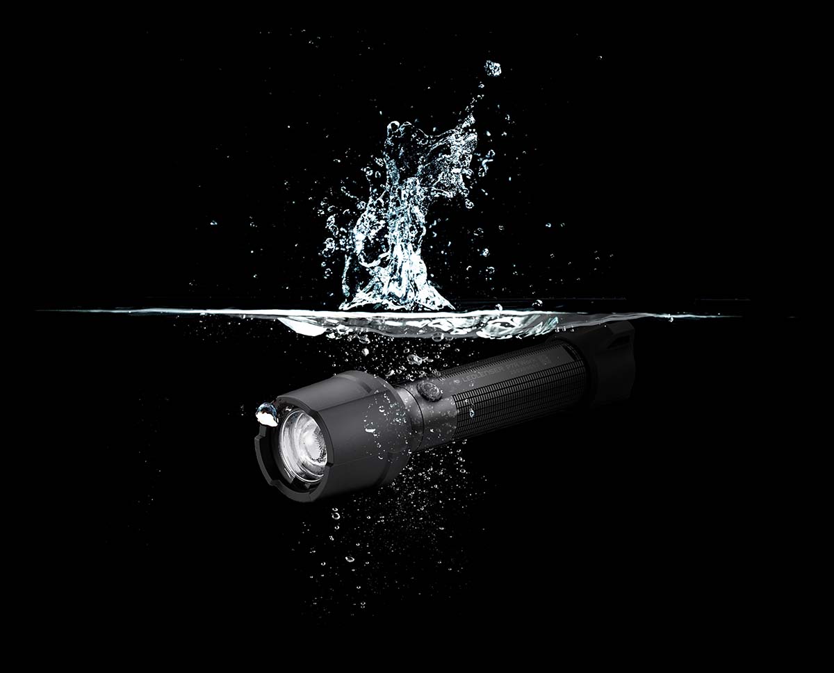 p7r-work LEDLENSER LED Torch Black Rechargeable