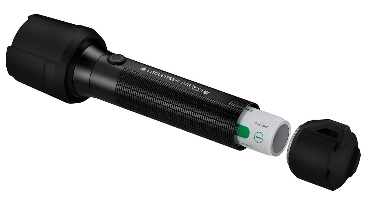 p7r-work LEDLENSER LED Torch Black Rechargeable
