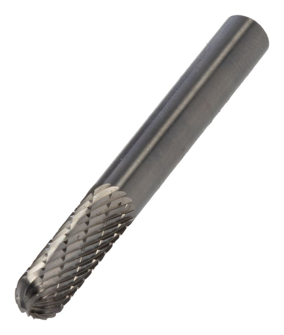 Dormer P805 Series Ball Nosed Cylinder Burr, 6 mm