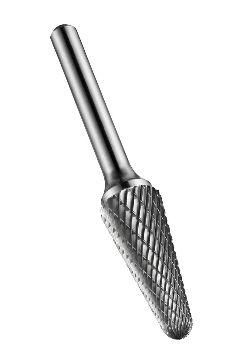 Dormer P821 Series Ball Nosed Cone Burr, 6 mm Carbide