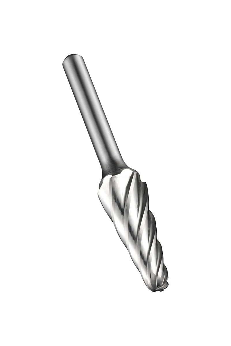 Dormer P842 Series Ball Nosed Cone Burr, 12.7 mm