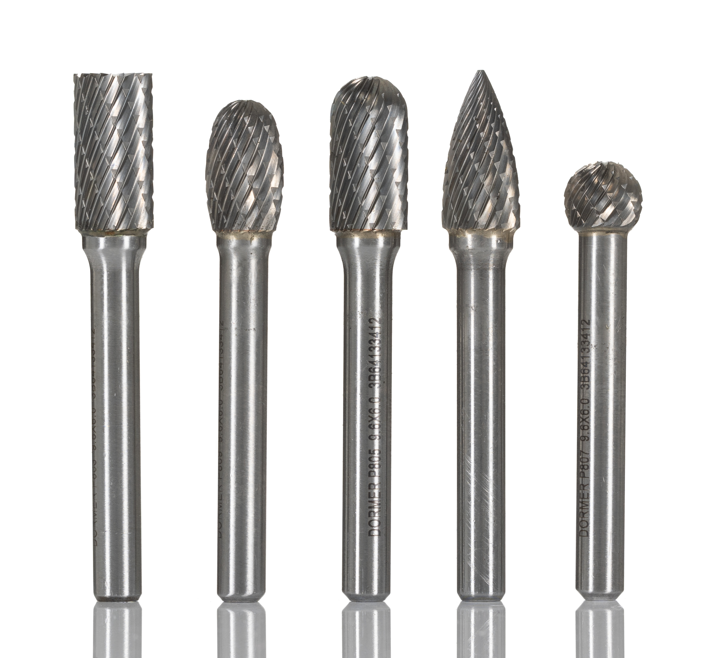 p88001 Dormer P880 Series Ball Burr Set Carbide
