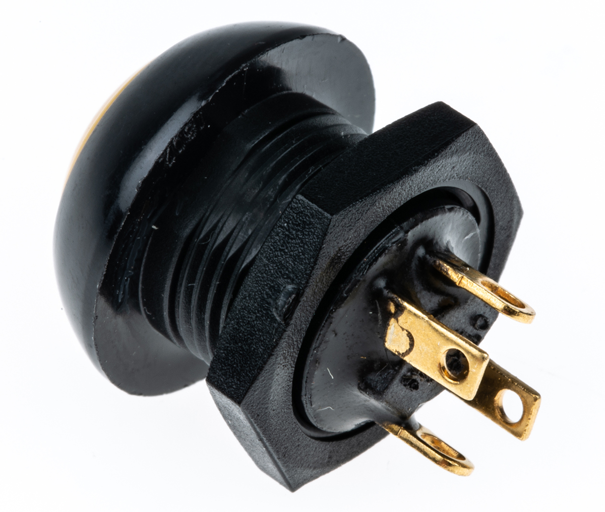 p9-113124 Otto P9 Series Push Button Switch, Momentary, Panel, DPDT, Yellow LED, IP68, 28 V dc 115 V ac