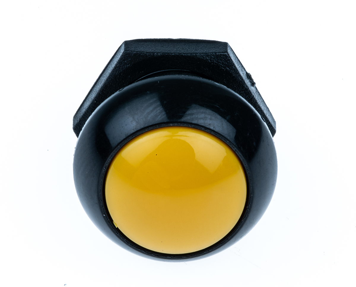 p9-113124 Otto P9 Series Push Button Switch, Momentary, Panel, DPDT, Yellow LED, IP68, 28 V dc 115 V ac