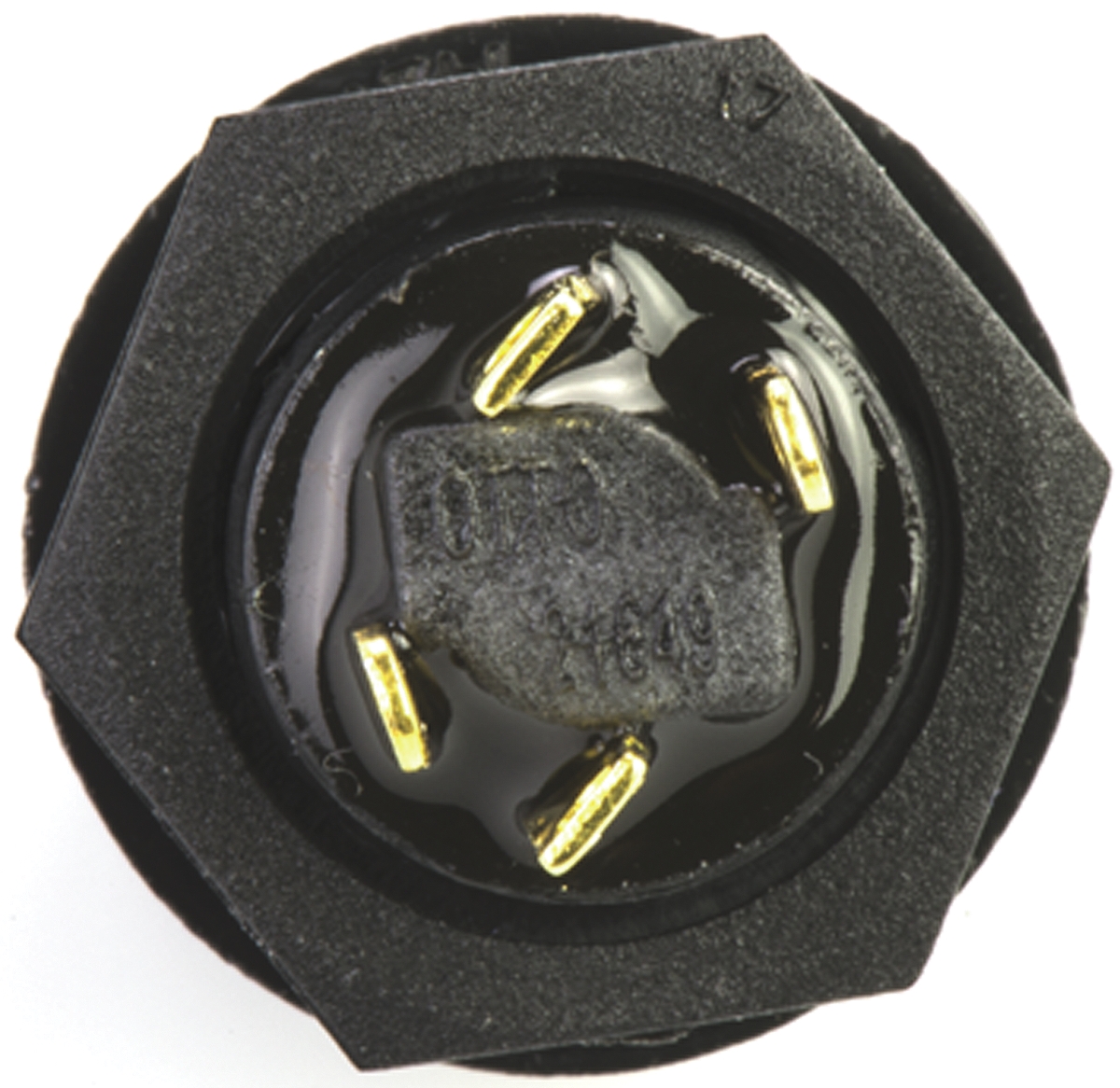p9-113125 Otto P9 Series Push Button Switch, Momentary, Panel, 0.5 x 0.5 in Cutout, DPDT, Green LED, IP68, 28 V dc 115 V ac