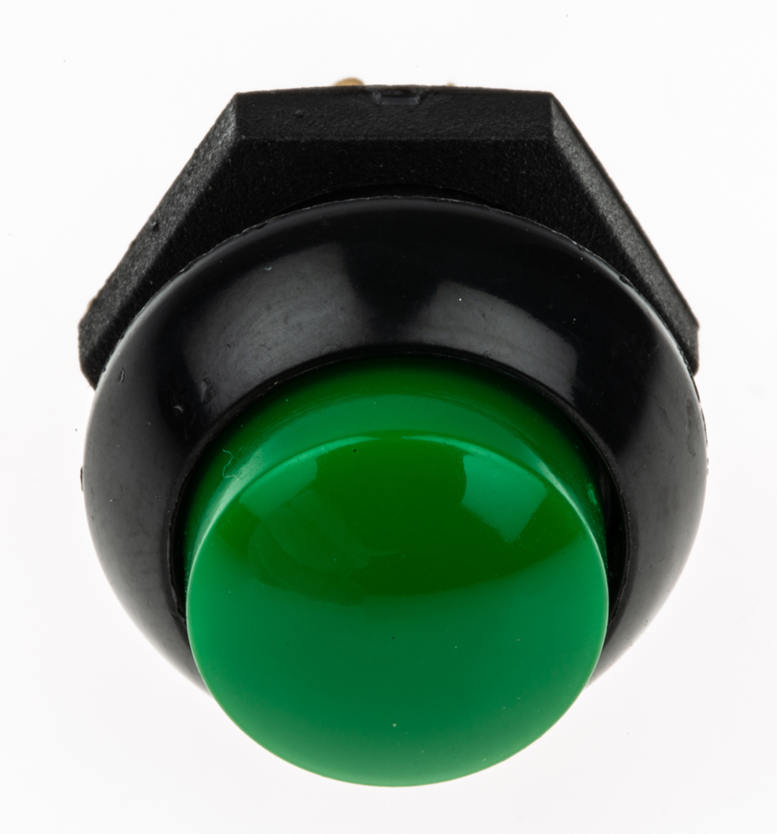 p9-213125 Otto P9 Series Push Button Switch, Momentary, Panel, 0.5 in Cutout, SPDT, Green LED, IP68, 28 V dc 115 V ac