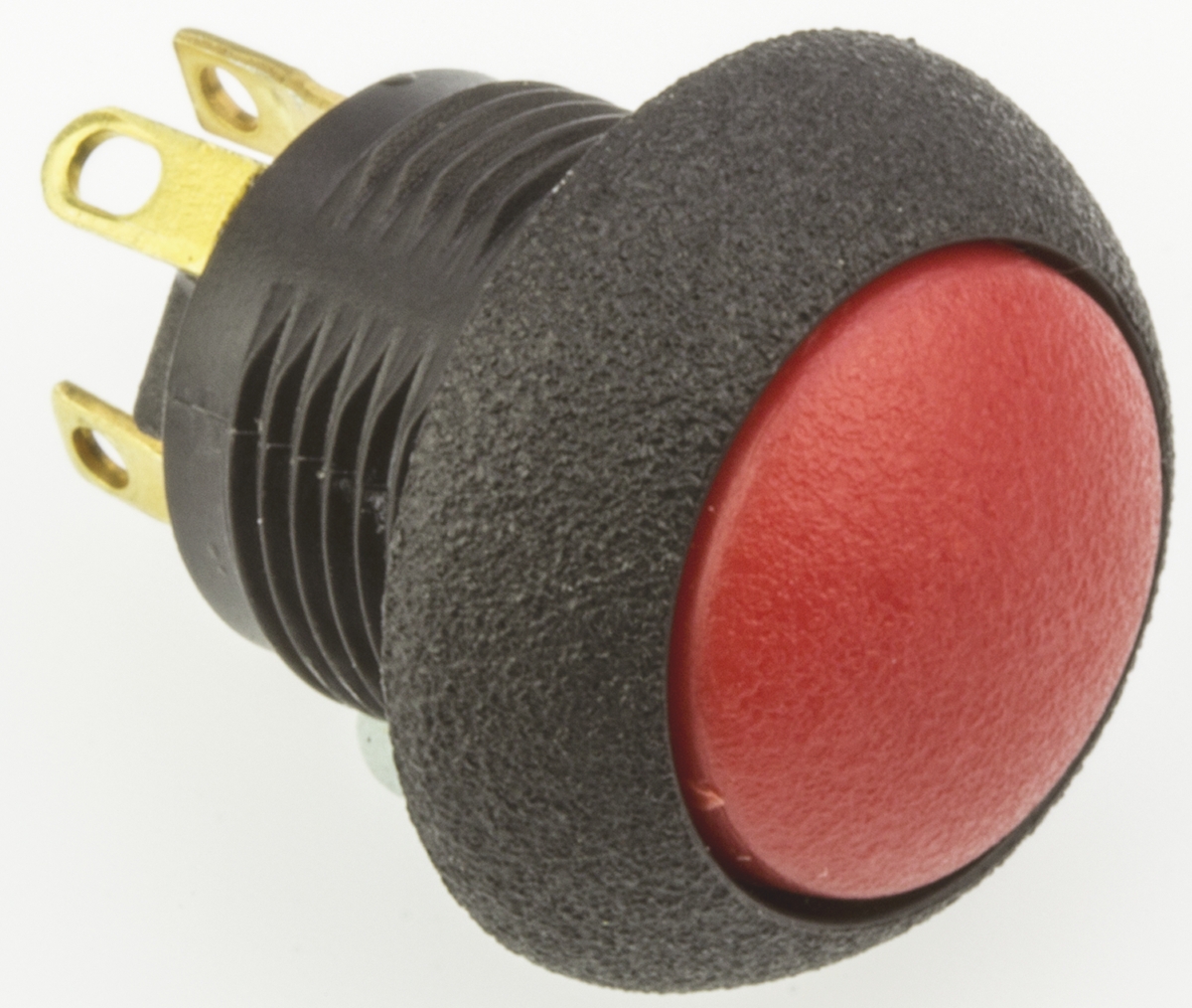 Otto P9 Series Push Button Switch, Momentary, Panel, 0.5 x 0.5 in Cutout, SPDT, Red LED, IP64, 28 V dc 115 V ac