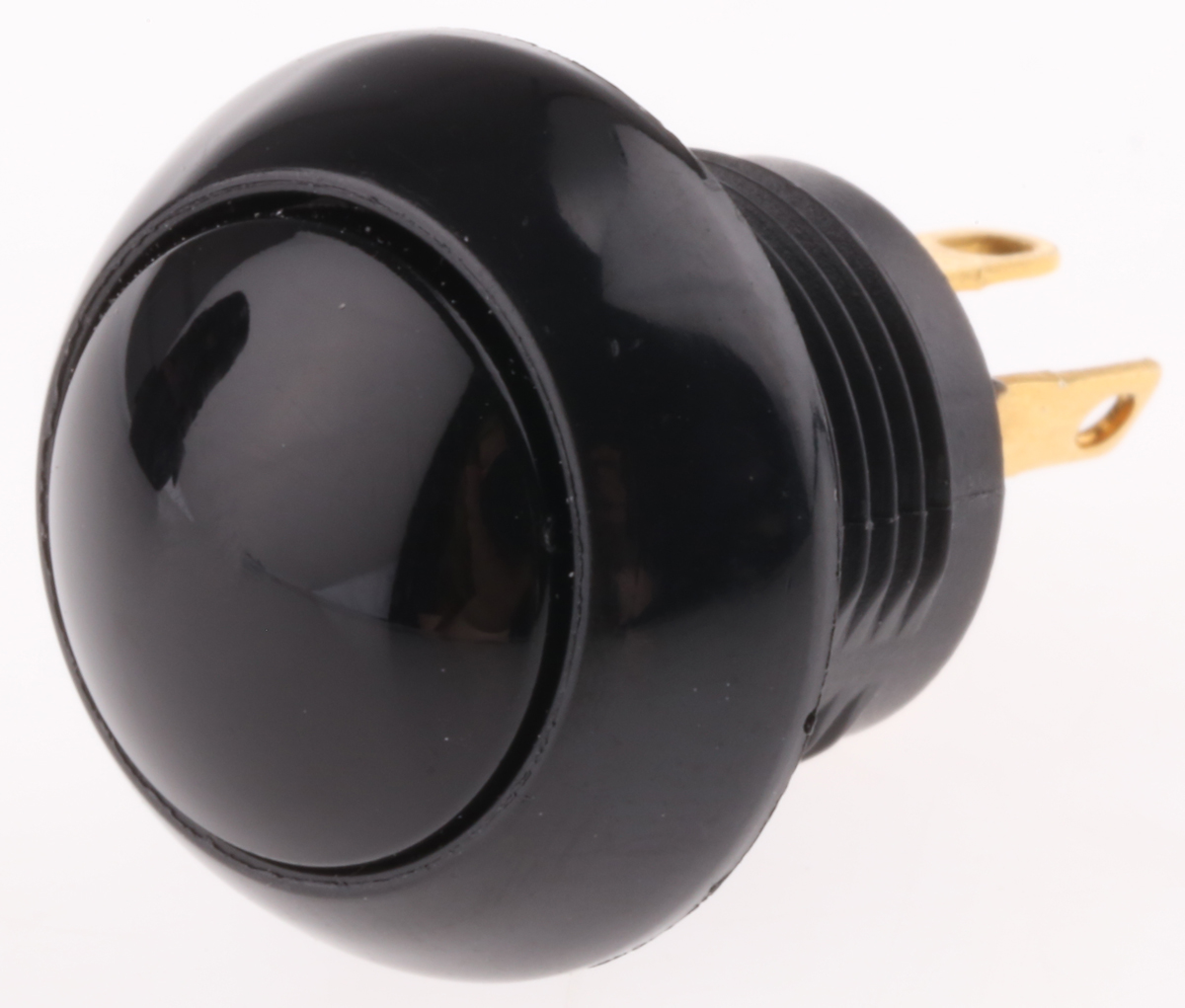 Otto P9 Series Push Button Switch, Momentary, Panel, 0.5 in Cutout, SPDT, Black LED, IP68, 28 V dc 115 V ac