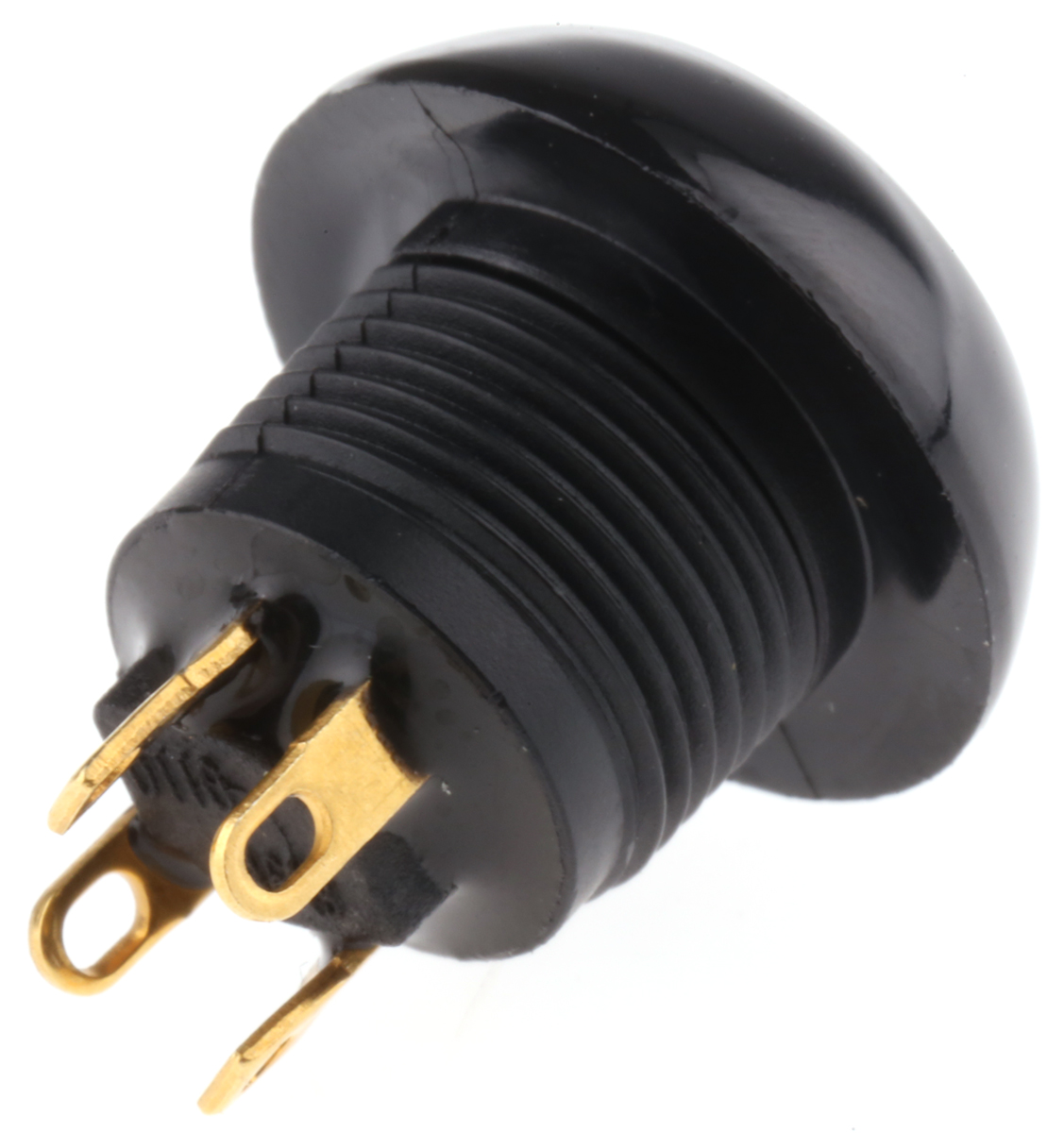 p9113122w Otto P9 Series Push Button Switch, Momentary, Panel, 0.5 in Cutout, SPDT, Black LED, IP68, 28 V dc 115 V ac