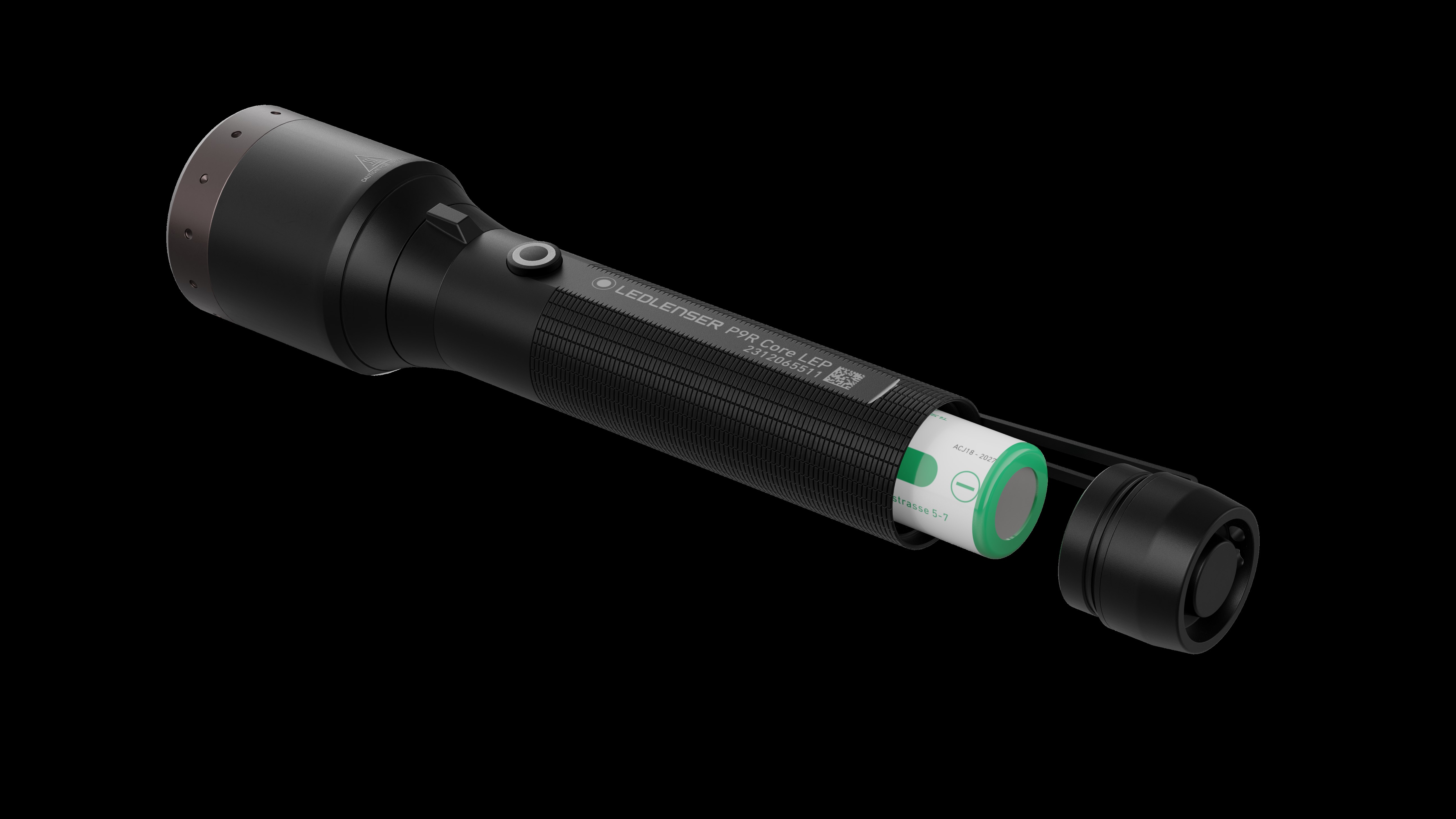 p9r-core-lep LEDLENSER LED Torch White Rechargeable 1000 lm, 176 mm
