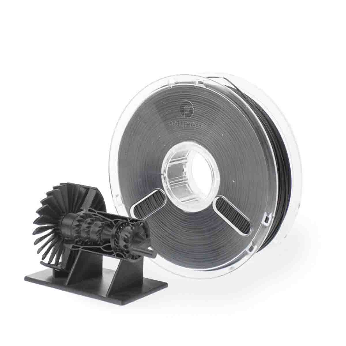 Polymaker 1.75 mm Black Tough PLA 3D Printer Filament, 750 g