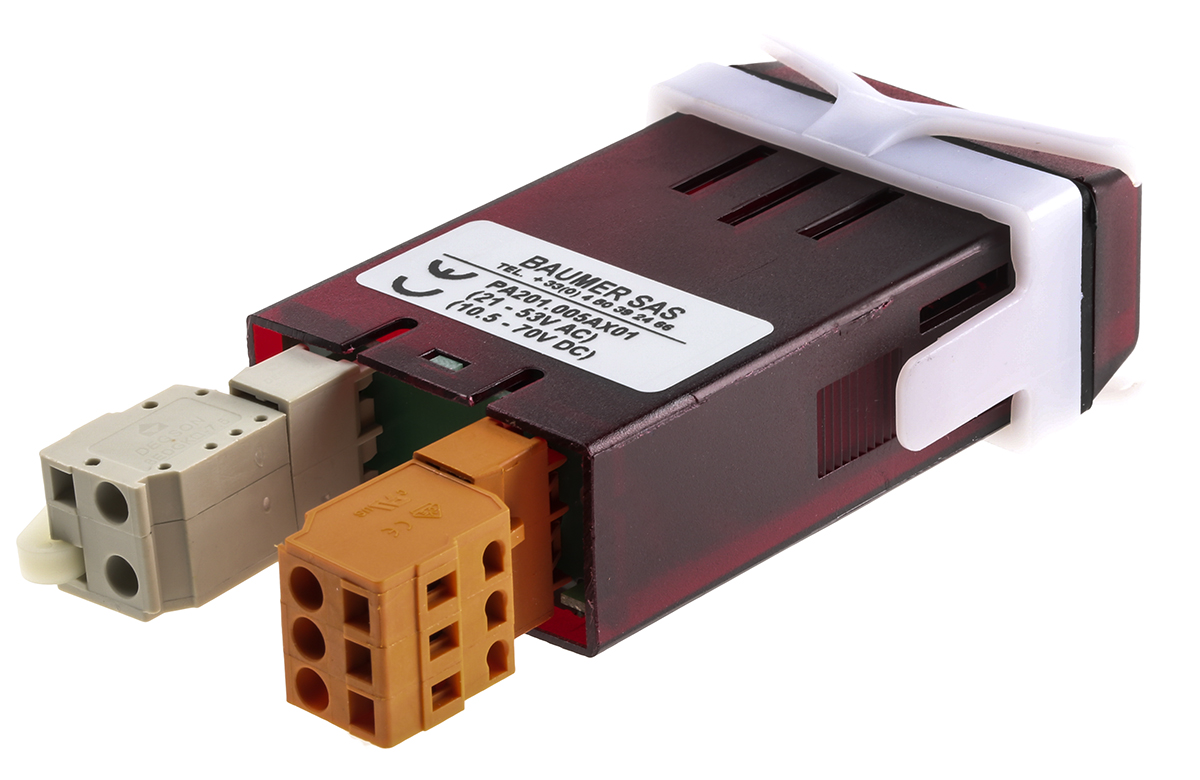 pa201005ax01 Baumer PA201 Front Panel Mount On-Off Temperature Controller 300V On-Off