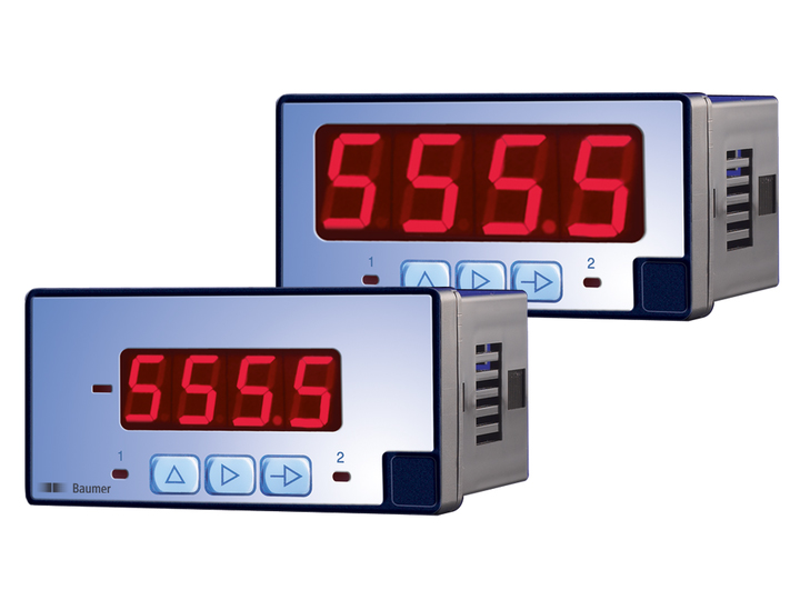 Baumer PA403 LED Digital Panel Multifunction Meter for Current, Voltage,  45 mm  x 92 mm