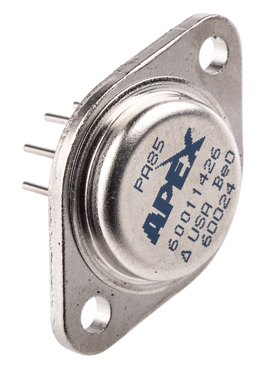 PA85 Apex, Operational Amplifier, 100 MHz, 8-Pin 450V TO-3
