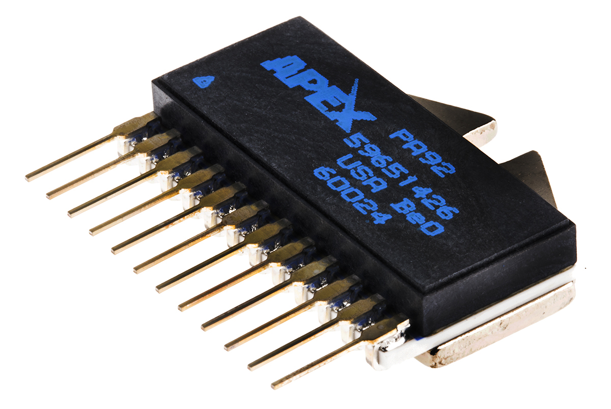 PA92 Apex, Operational Amplifier, 18 MHz, 12-Pin 400V SIP