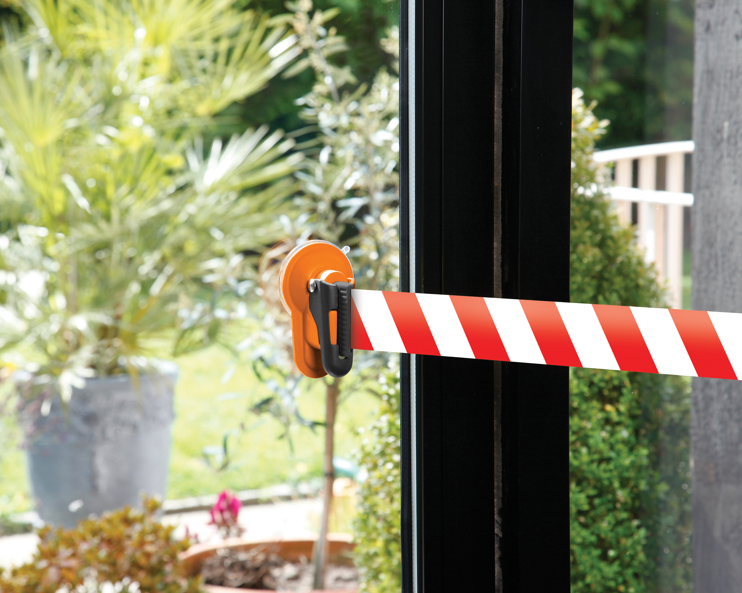 pad01 Skipper Black, Orange Safety Barrier, 117 mm