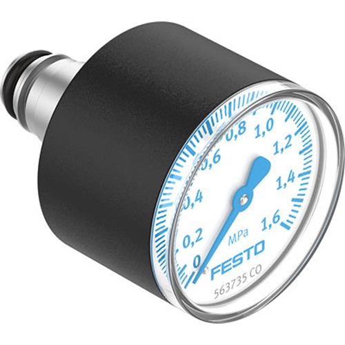 Festo 10 mm Pressure Gauge, 26 mm, 16 bar