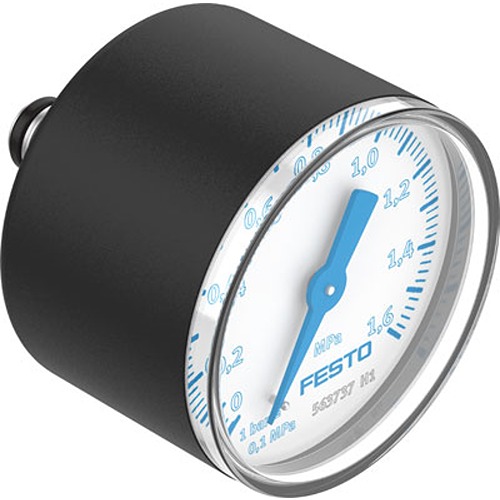 Festo 10 mm Cartridge Pressure Gauge, 40 mm, 16 bar