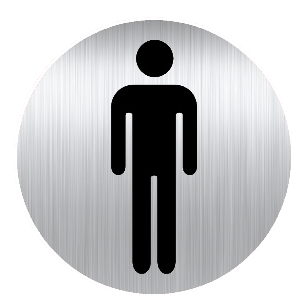 Viso Aluminium Mandatory Sign MEN'S TOILETS Sign
