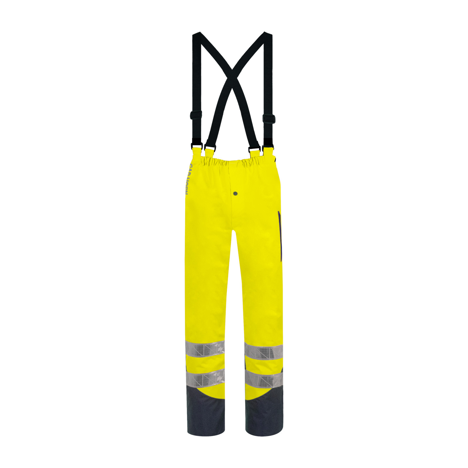 T2S Cap Horn Unisex Hi Vis Trouser Yellow S Waist