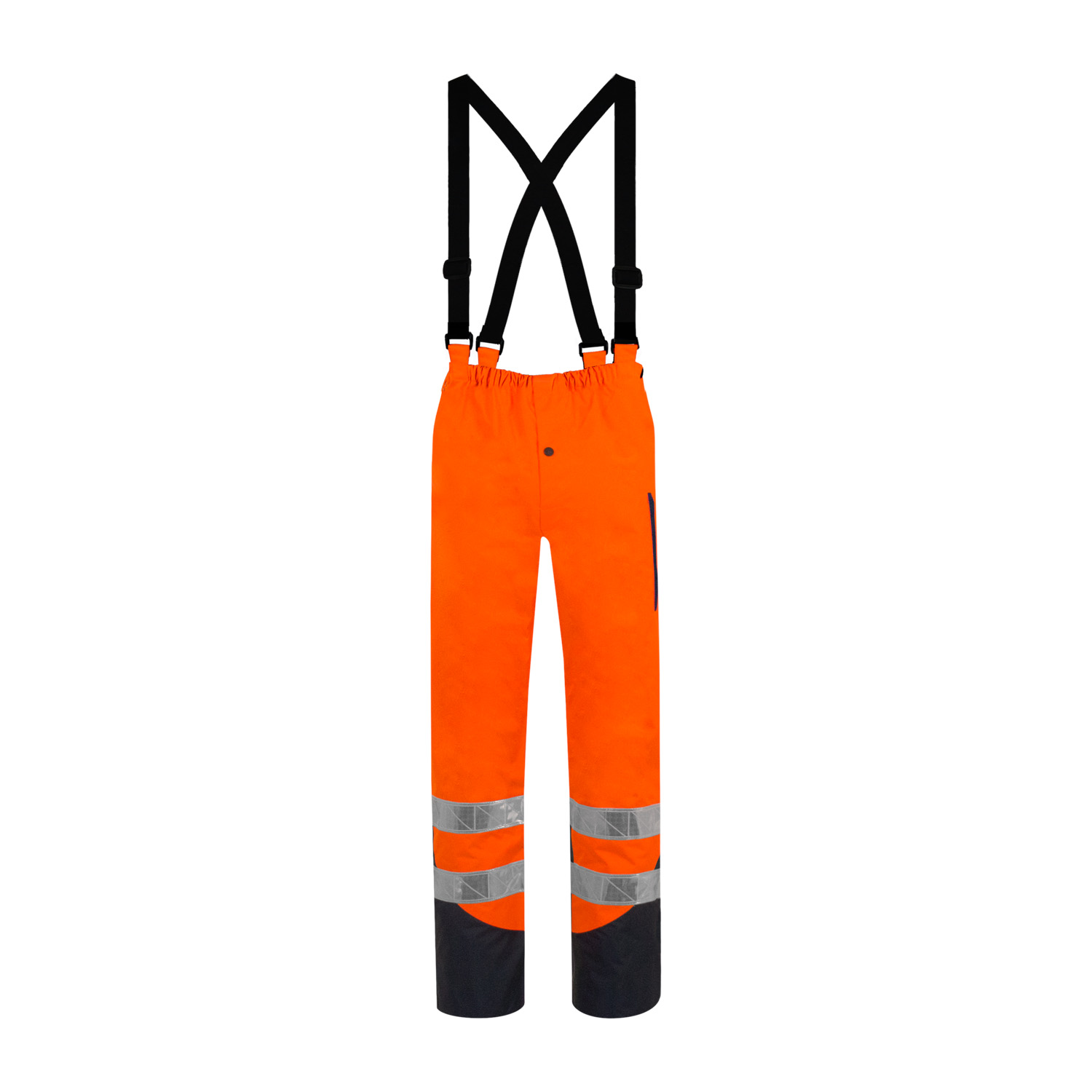 T2S Cap Horn Unisex Hi Vis Trouser Orange XL Waist