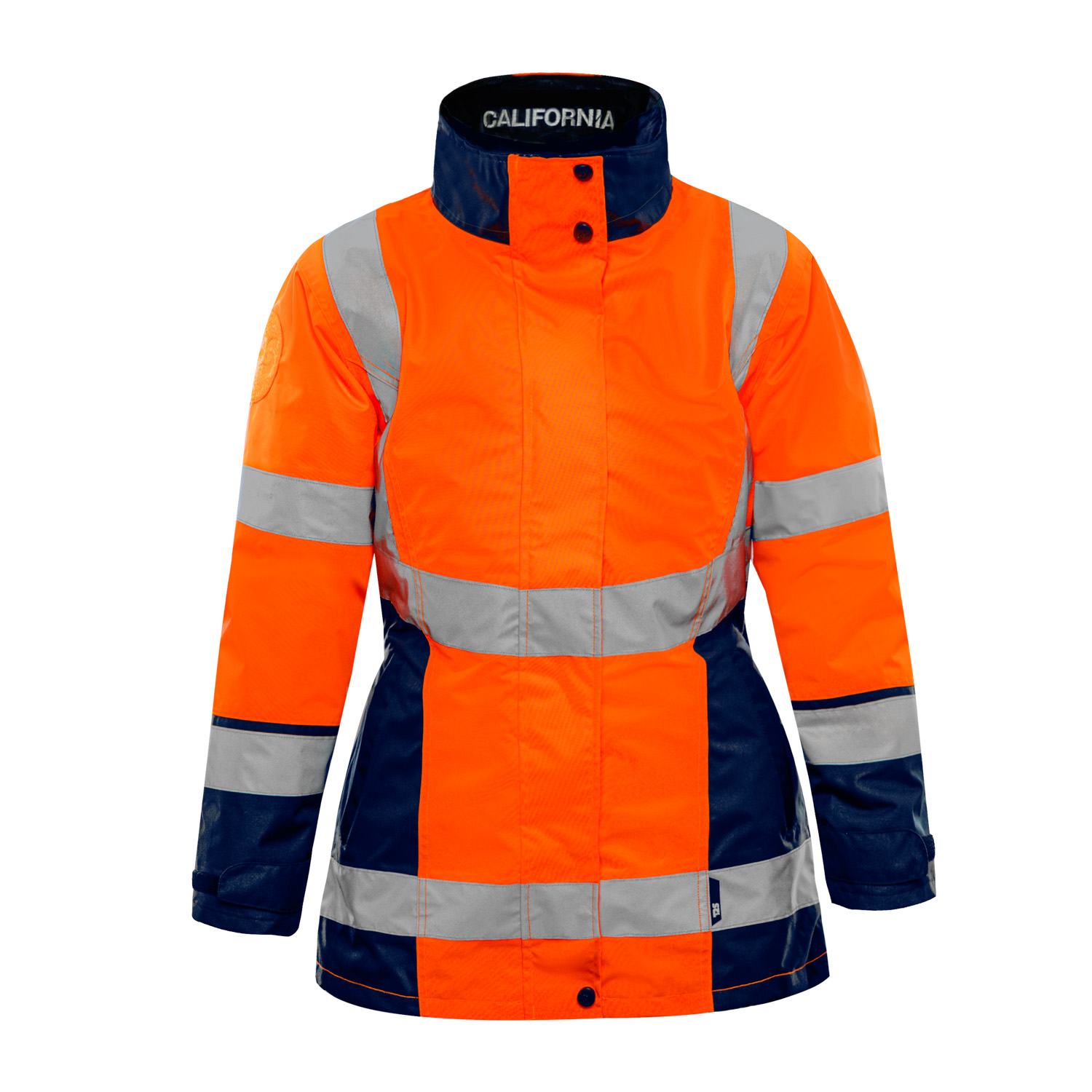 T2S CALIFORNIA Orange Women's 4 in 1 Parka, L