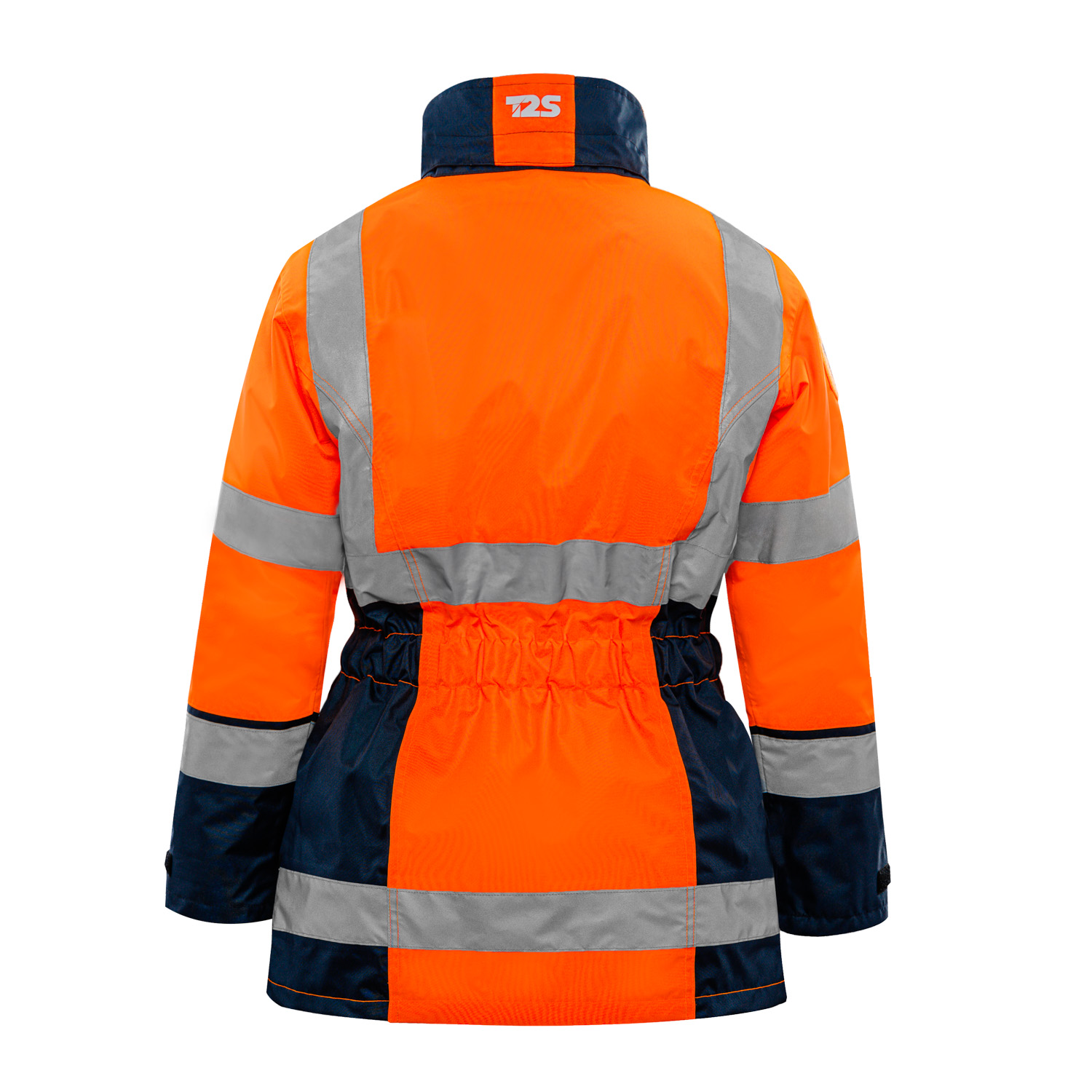 parkacalif6oml T2S CALIFORNIA Orange Women's 4 in 1 Parka, L