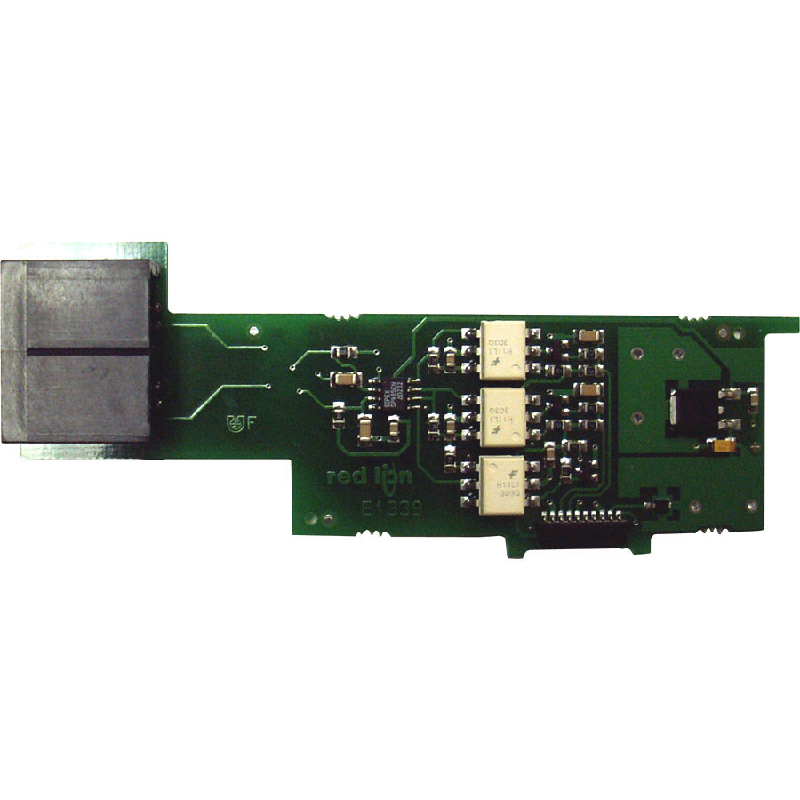 Red Lion Output Card with Dual RJ11 Connector For Use With  PAX Meters
