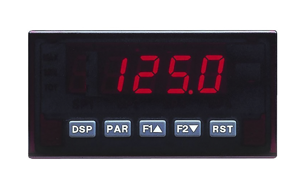 Red Lion PAX LED Digital Panel Multifunction Meter for Strain, Current, Temperature, Voltage,  45 mm  x 92 mm