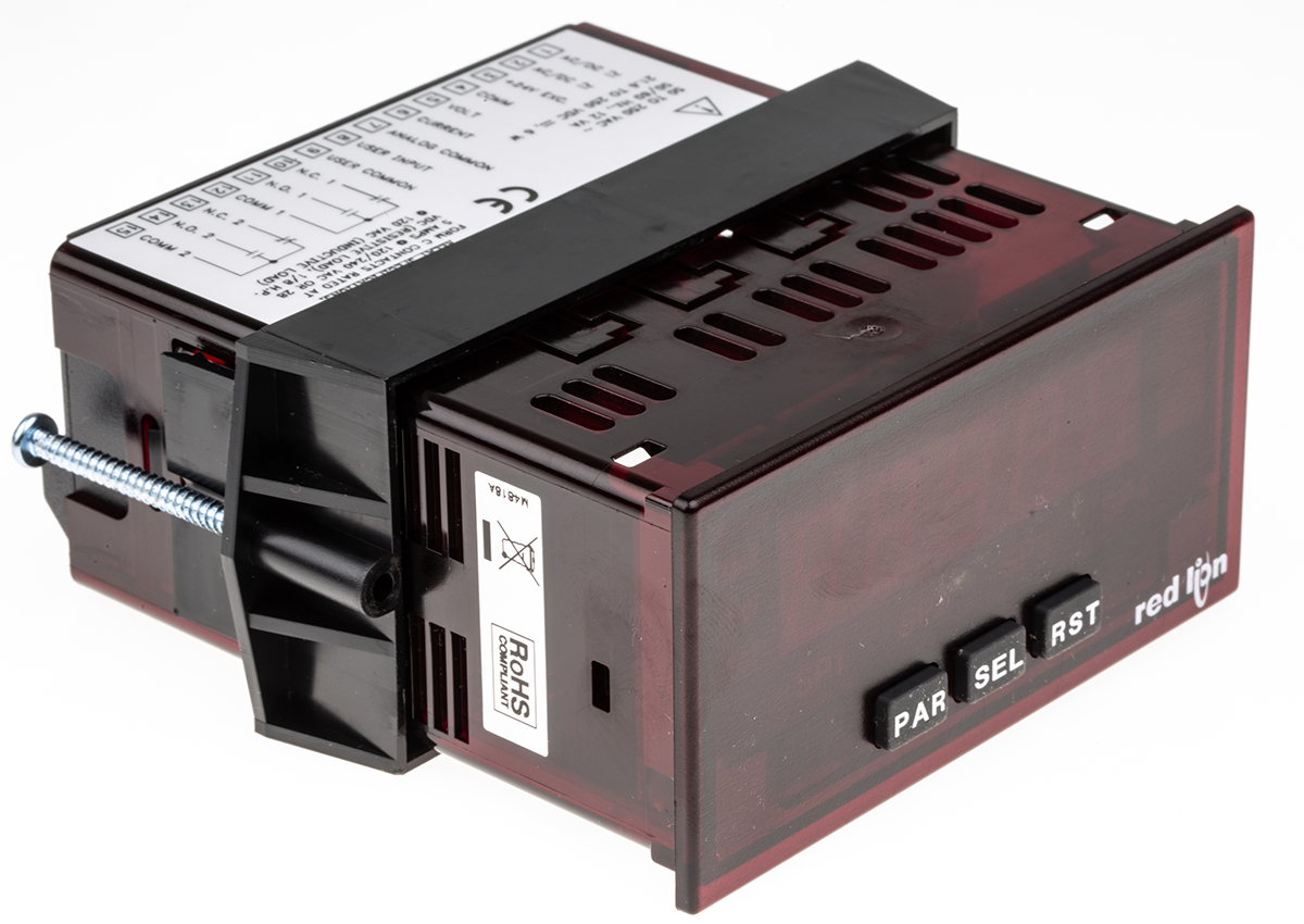 Red Lion PAXLA LED Digital Panel Multifunction Meter for Current, Voltage,  45 mm  x 92 mm