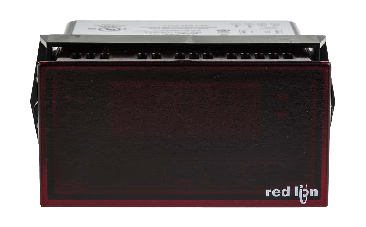 Red Lion PAXLIT Digital Panel Ammeter 5 A AC, 44.5 mm x 91.4 mm, ±0.5 %