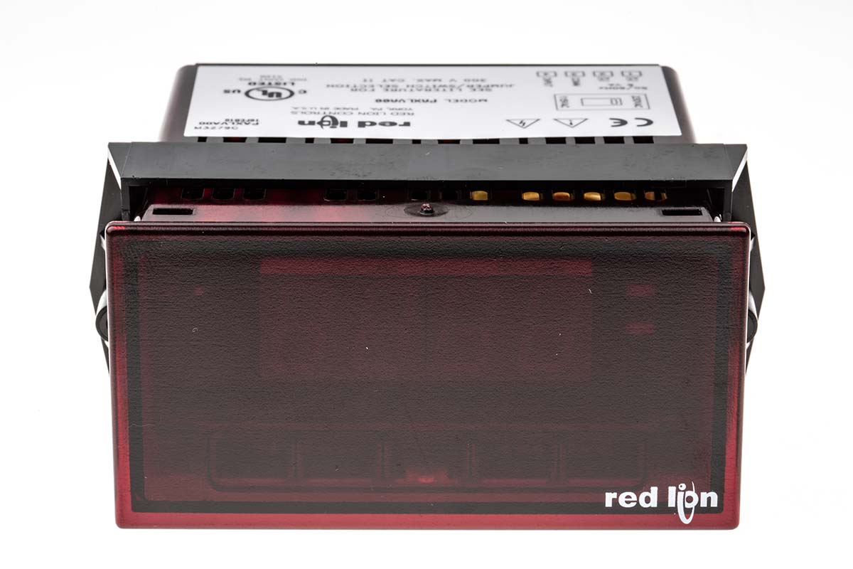 paxlva00 Red Lion PAX Lite Series Digital Voltmeter AC, LED Display 3.5-Digits ±0.1 %, 45 mm, 92 mm
