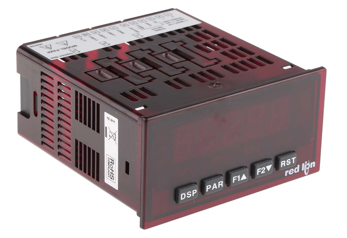 paxp0010 Red Lion PAX LED Digital Panel Multifunction Meter for Voltage, Current,  45 mm  x 92 mm
