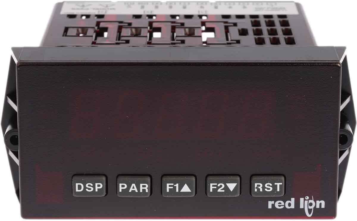 Red Lion PAX LED Digital Panel Multifunction Meter for Strain,  45.00 mm  x 92.00 mm