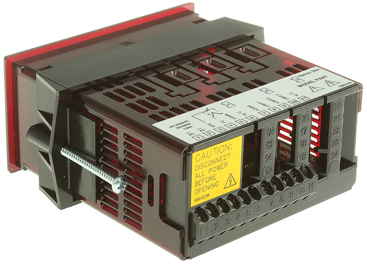 paxt0000 Red Lion PAXT LED Digital Panel Multifunction Meter for Current, Voltage, Temperature,  44.5 mm  x 91.4 mm