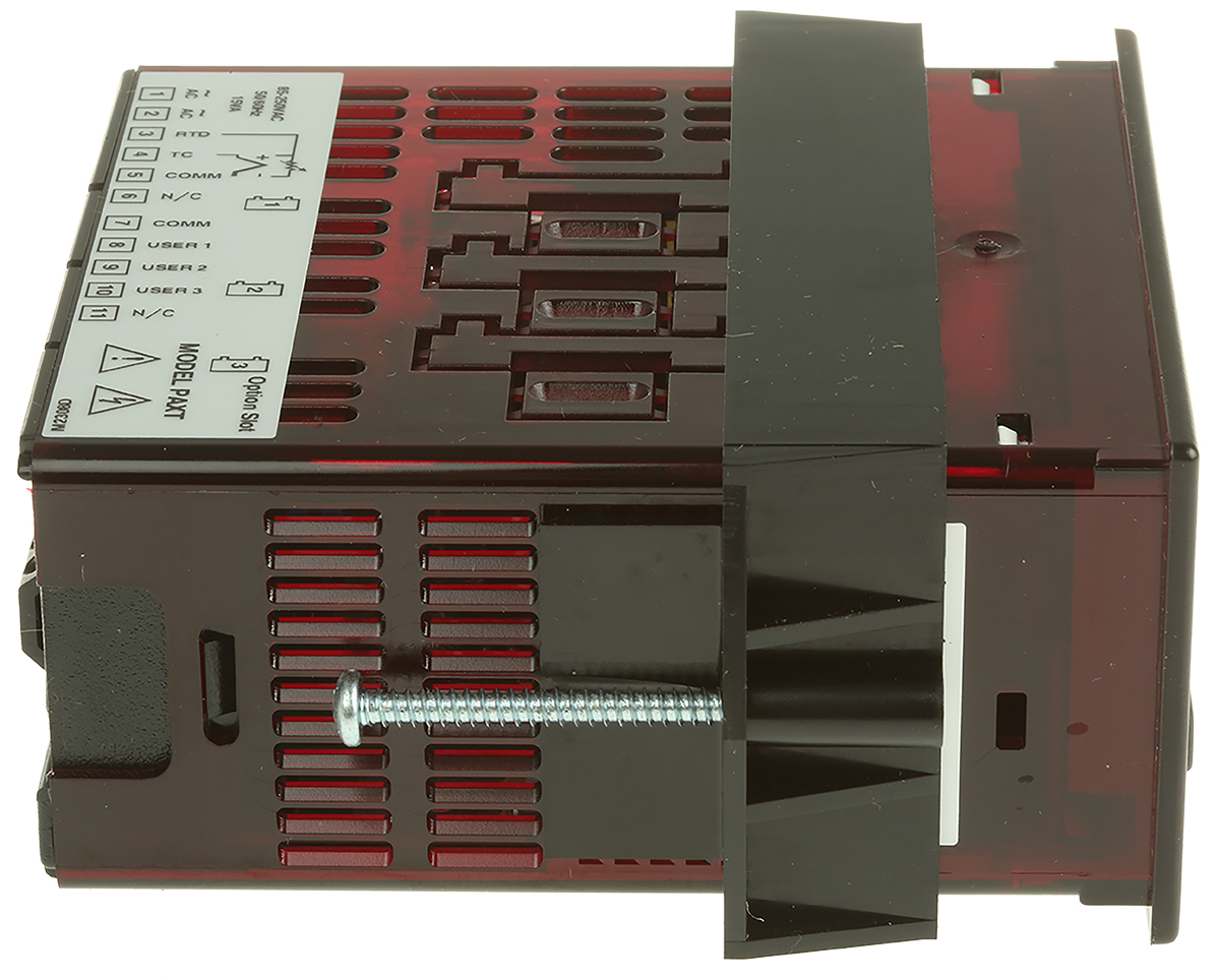 paxt0000 Red Lion PAXT LED Digital Panel Multifunction Meter for Current, Voltage, Temperature,  44.5 mm  x 91.4 mm