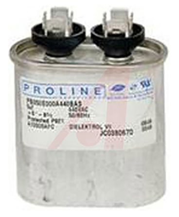 Genteq GEM III PB Film Capacitor, ±6 %, 7.5 μF 500V ac, Screw