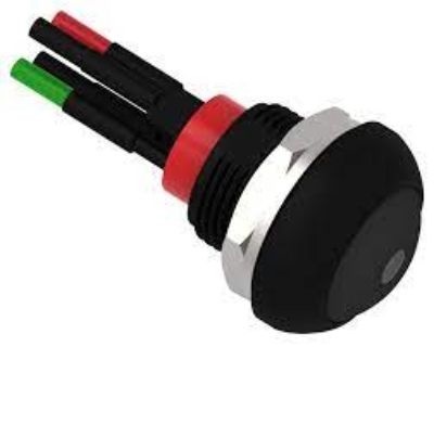 TE Connectivity PB6 Series Illuminated Push Button Switch, On-Off, Panel, 1 NO, Yellow LED, IP68