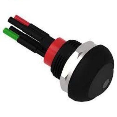 TE Connectivity PB6 Series Illuminated Push Button Switch, On-Off, Panel, 1 NO, Green LED, IP68