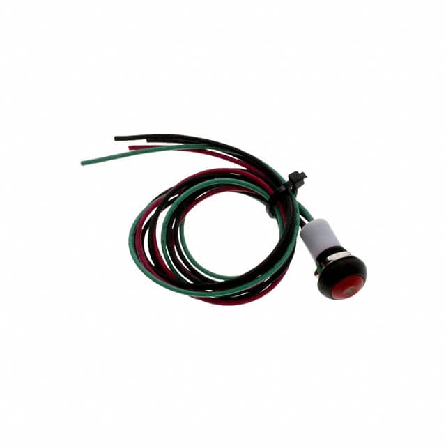 TE Connectivity PB6 Series Illuminated Push Button Switch, On-Off, Panel, 1 NO, White LED, IP68