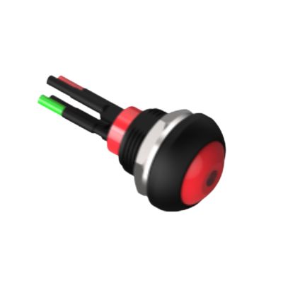 TE Connectivity PB6 Series Illuminated Push Button Switch, On-Off, Panel, 1 NO, White LED, IP68