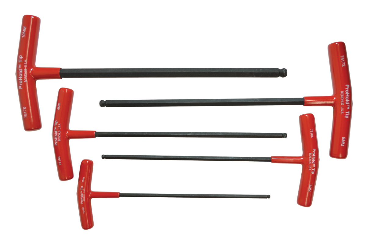Bondhus 5 piece Curved Metric Hex Key Set