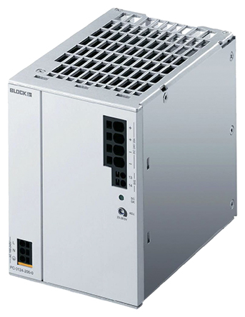 Block PC Switched Mode DIN Rail Power Supply 373 V dc, 264V ac AC/DC Input 28.5V dc, 20 A Output DC 480 W
