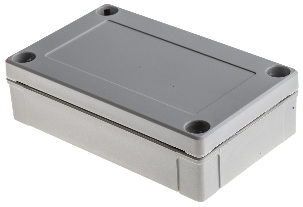 Fibox MNX Series Grey Polycarbonate Enclosure, IP67, IP66 35 mm, 130 mm, 80 mm