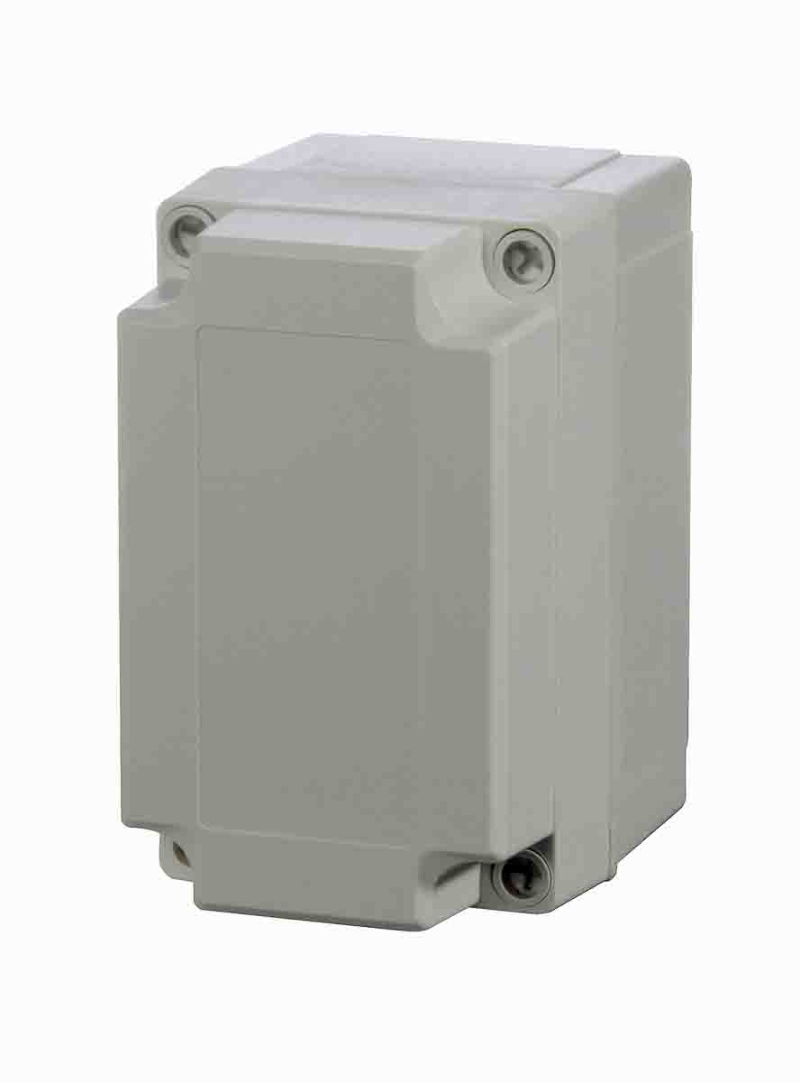 Fibox MNX Series Grey Polycarbonate Enclosure, IP66, IP67, IK08 75 mm, 130.1 mm, 80.1 mm