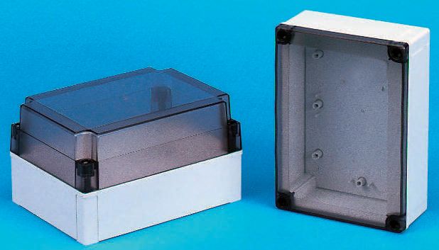 Fibox MNX Series Grey Polycarbonate Enclosure, IP66, IP67 35 mm, 130 mm, 130 mm