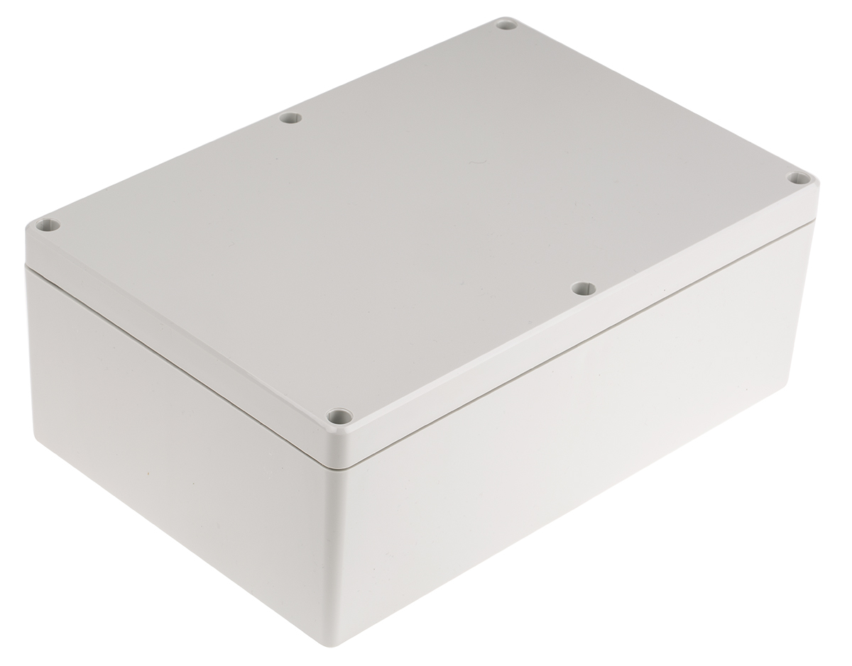 Fibox Grey Polycarbonate Enclosure, IP66, IP67 90 mm, 244 mm, 164 mm
