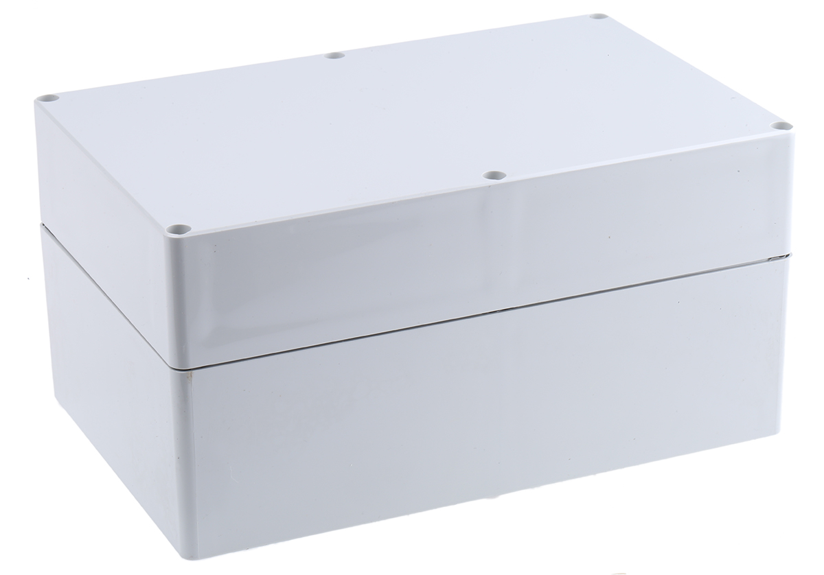 Fibox Euronord II Series Grey Polycarbonate Enclosure, IP67, IP66, IK07, IK08 125 mm, 250 mm, 160 mm