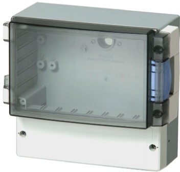 Fibox CARDMASTER Grey Polycarbonate Enclosure 106 mm, 188 mm, 160 mm